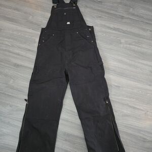 Bernie Unlined Black Overalls